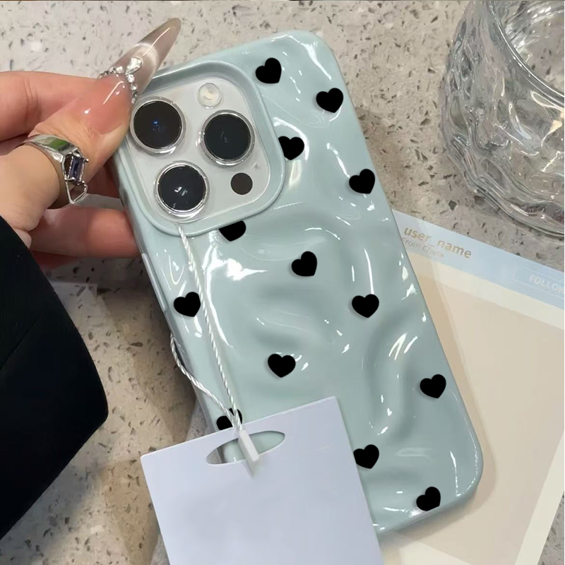 Phone Cases Cute Iphone 14 - Estetyczne, urocze, czarne etui na telefon