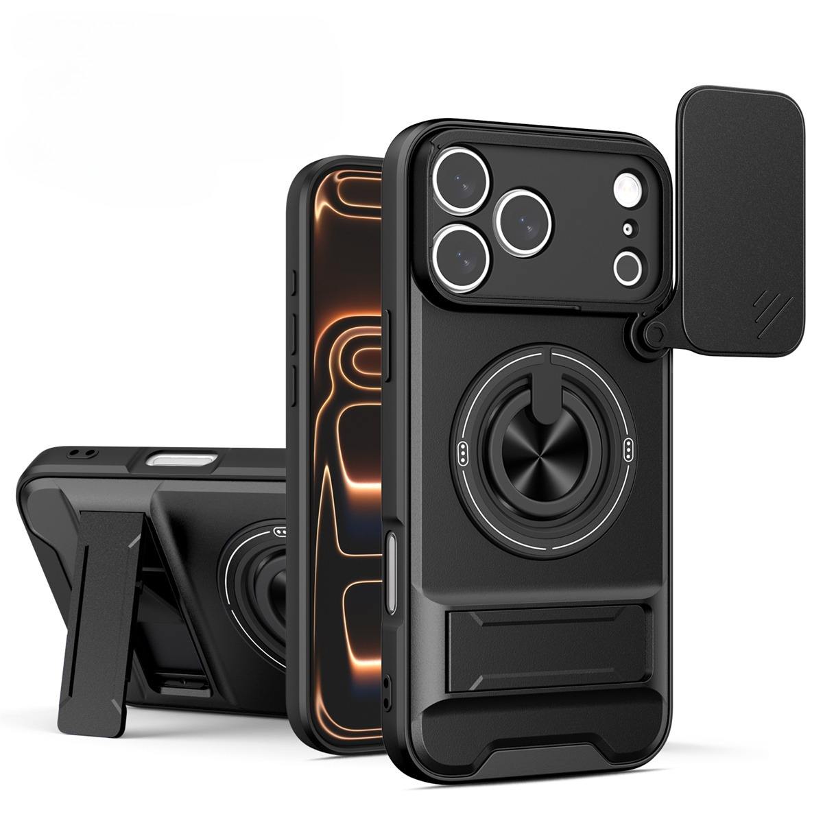 Ring Stand Case - Magnetyczne etui na telefon iPhone 11