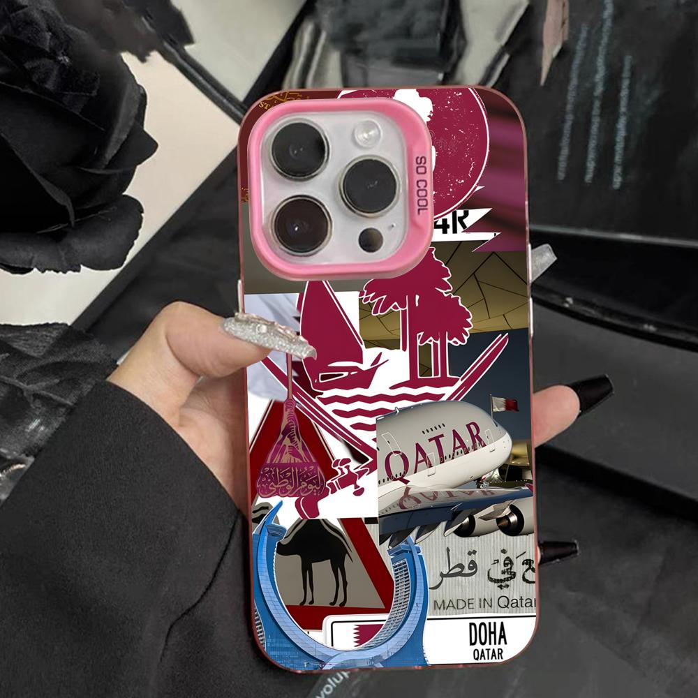 Phone Cases Qatar - Różowe, półprzezroczyste etui na telefon z