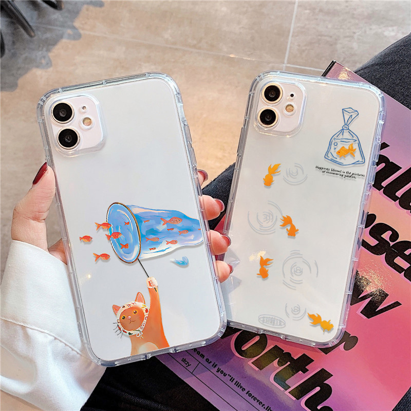 Phone Cases Iphone 17 Pro - Etui na telefon Lovely Fishes Clear