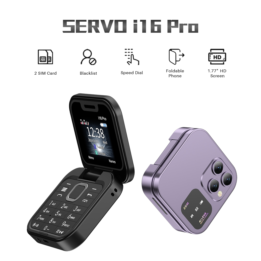 Phone Cases Verizon - SERVO 2025 Nowy Mini Telefon Klapka