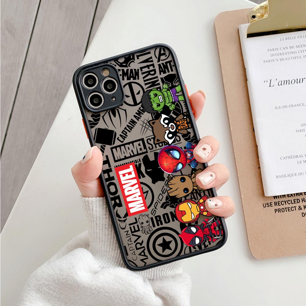 Phone Cases Cute Iphone 14 - Urocze etui z matową, półprzezroczną powłoką