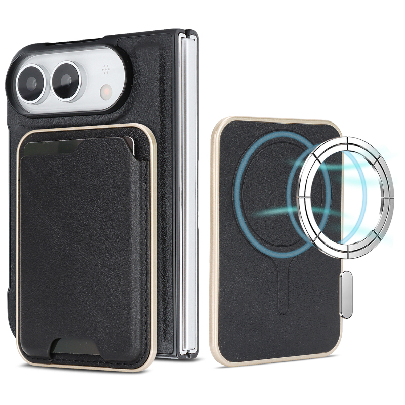 Phone Cases With Wallet - Magnetyczne etui z funkcją bezprzewodowego ładowania
