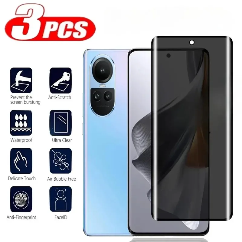 Oppo Reno 12 - 3 szt. 3D ochraniacz ekranu szkło