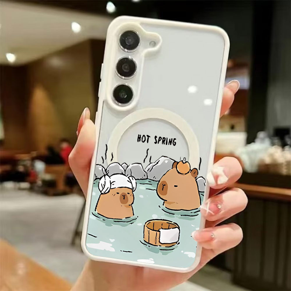 Phone Cases Samsung - Przezroczyste magnetyczne etui na telefon Samsung