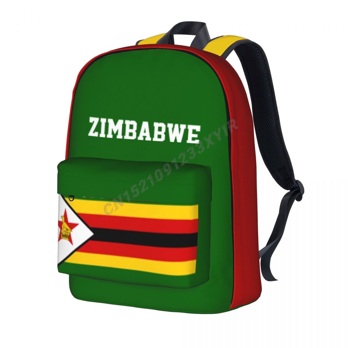 Phone Cases Zimbabwe - Plecak Unisex Flaga Zimbabwe Szyta Torba