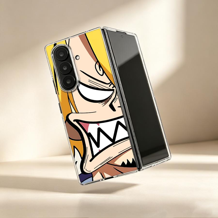 Phone Cases Z Fold 4 - Etui Angry Sanji Anime na Samsung