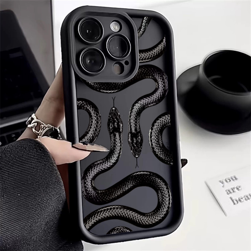 Phone Cases Iphone 17 Pro - Czarny futerał na telefon z nadrukiem