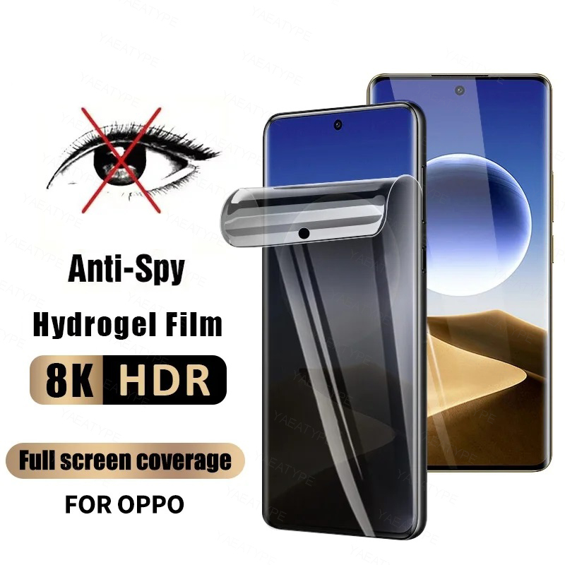 Oppo Reno 12 - 3 szt. Folia hydrożelowa chroniąca prywatność
