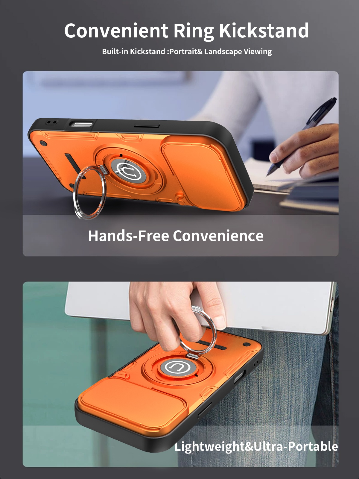 Odporne na wstrząsy etui z prz – Ring Stand Case recenzja i cena