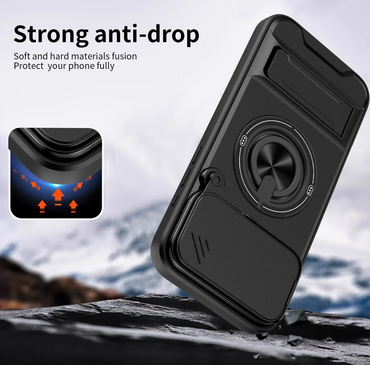 Magnetyczne etui na telefon iP – Ring Stand Case recenzja i cena