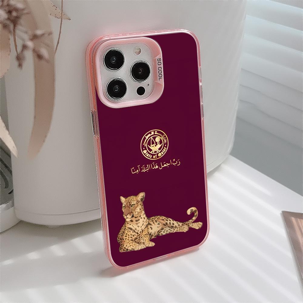 Różowe, półprzezroczyste etui  – Phone Cases Qatar recenzja i cena