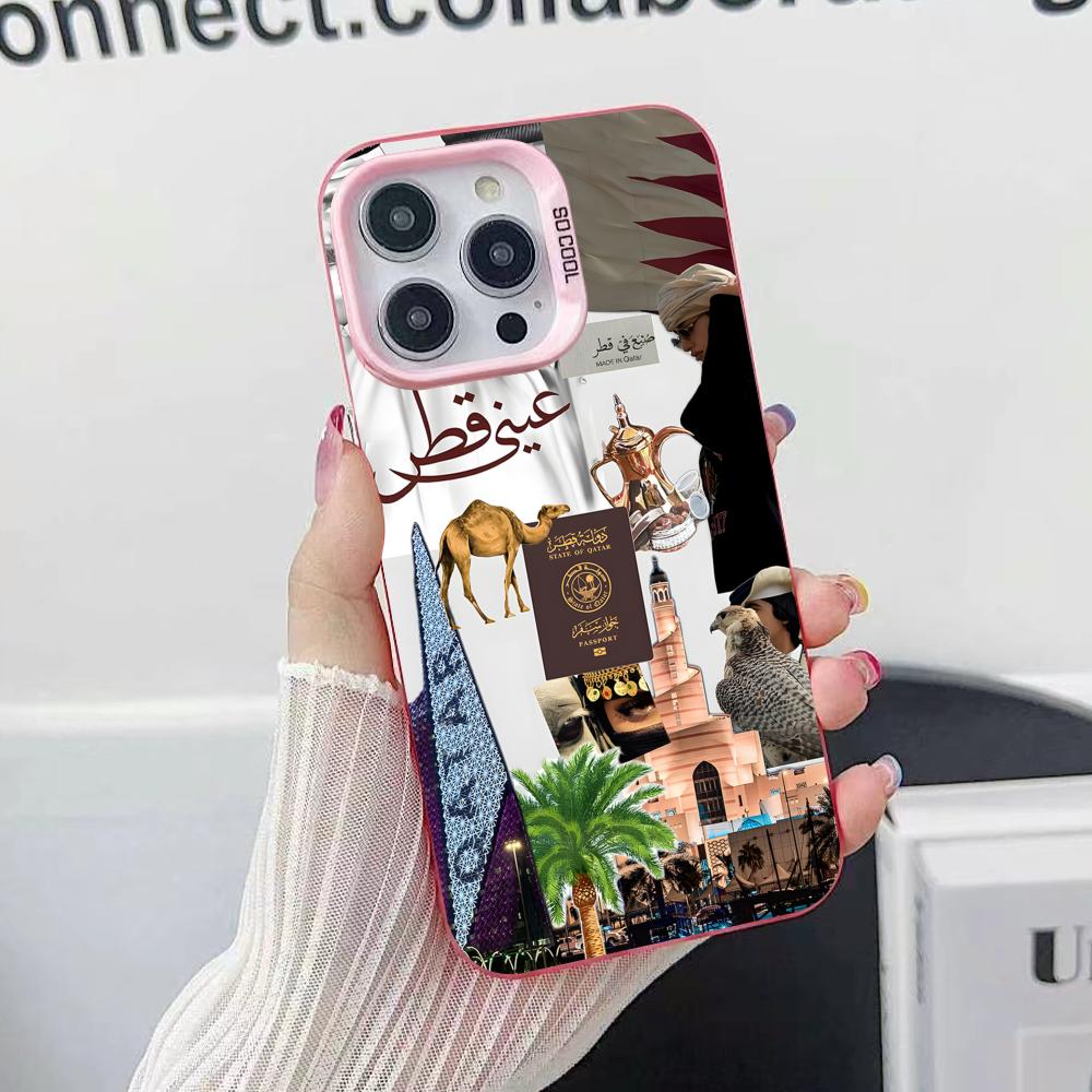 Różowe, półprzezroczyste etui  – Phone Cases Qatar recenzja i cena