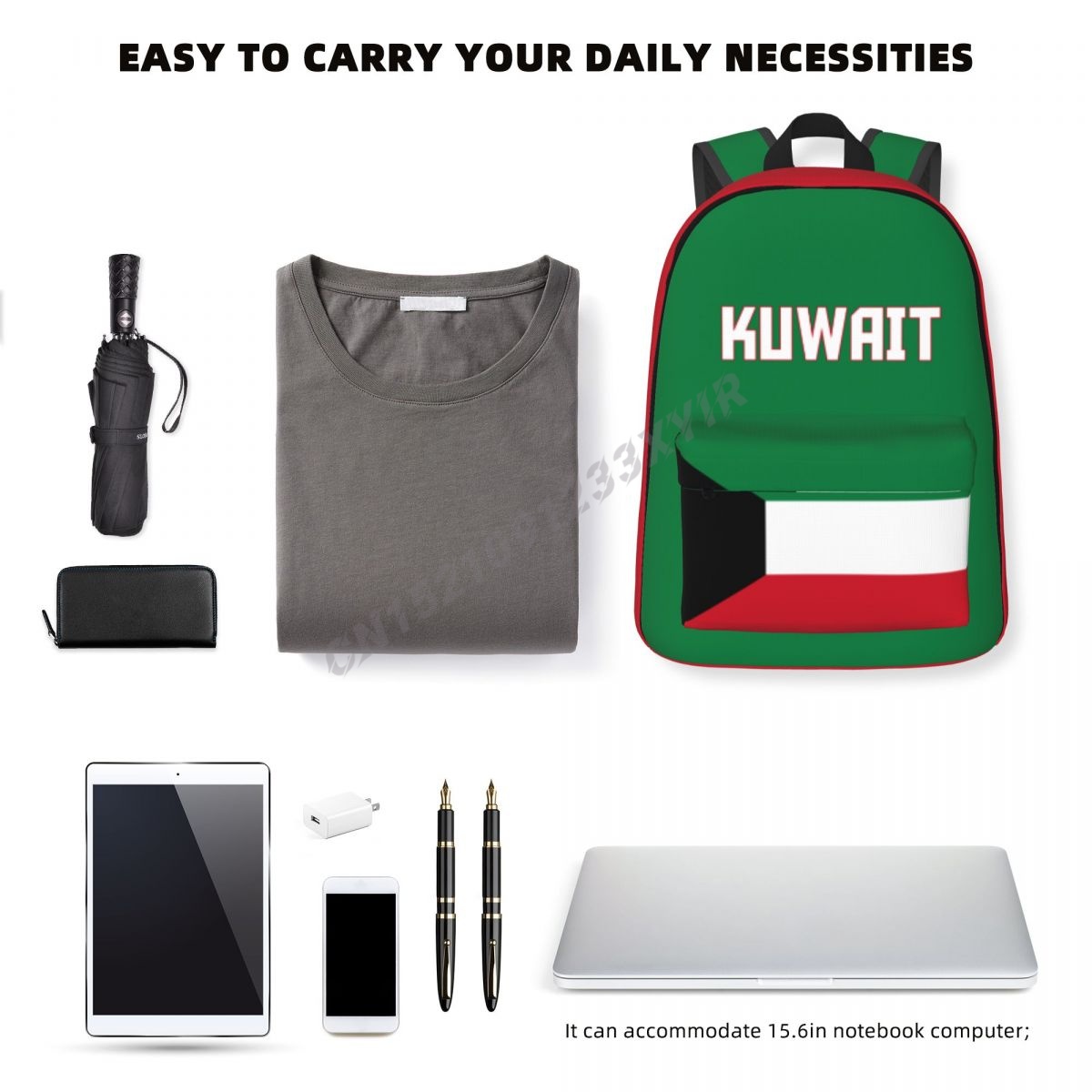 Plecak Unisex Flaga Kuwejtu Ku – Phone Cases Kuwait recenzja i cena