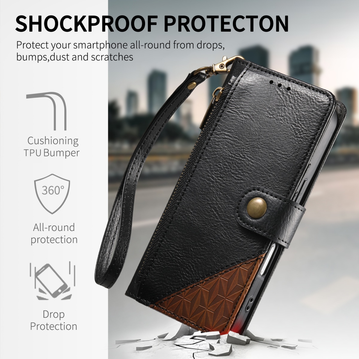 Etui na telefon z PU skóry z z – Phone Cases With Wallet recenzja i cena