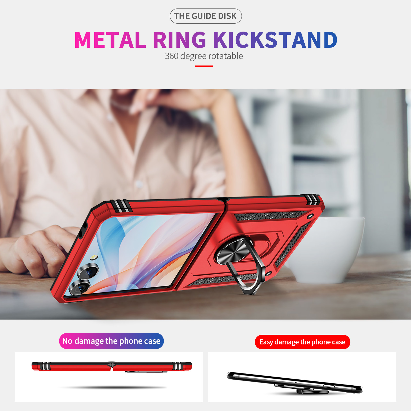 Wstrząsoodporne etui wojskowe  – Ring Stand Case recenzja i cena