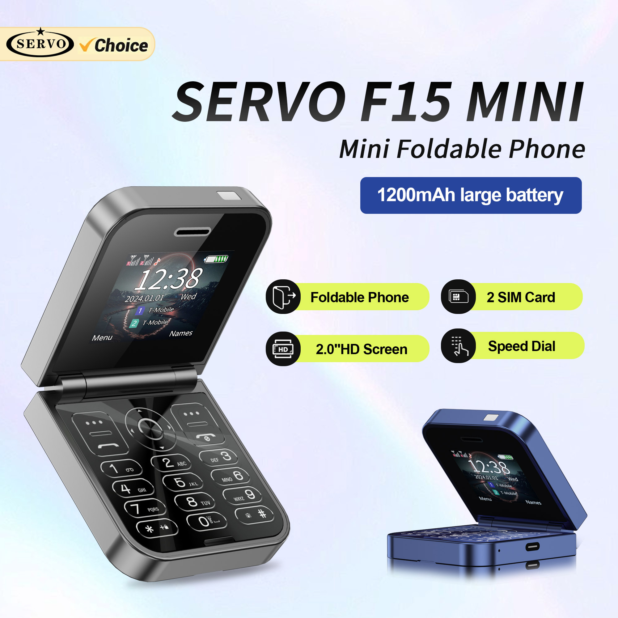 SERVO F15 Mini Small Flip Mobi – Phone Cases Verizon recenzja i cena
